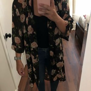 Forever 21 Floral Kimono